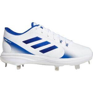 Adidas Womens Purehustle 2 Metal Baseball Cleat H00985 White Royal Blue Size 6.5